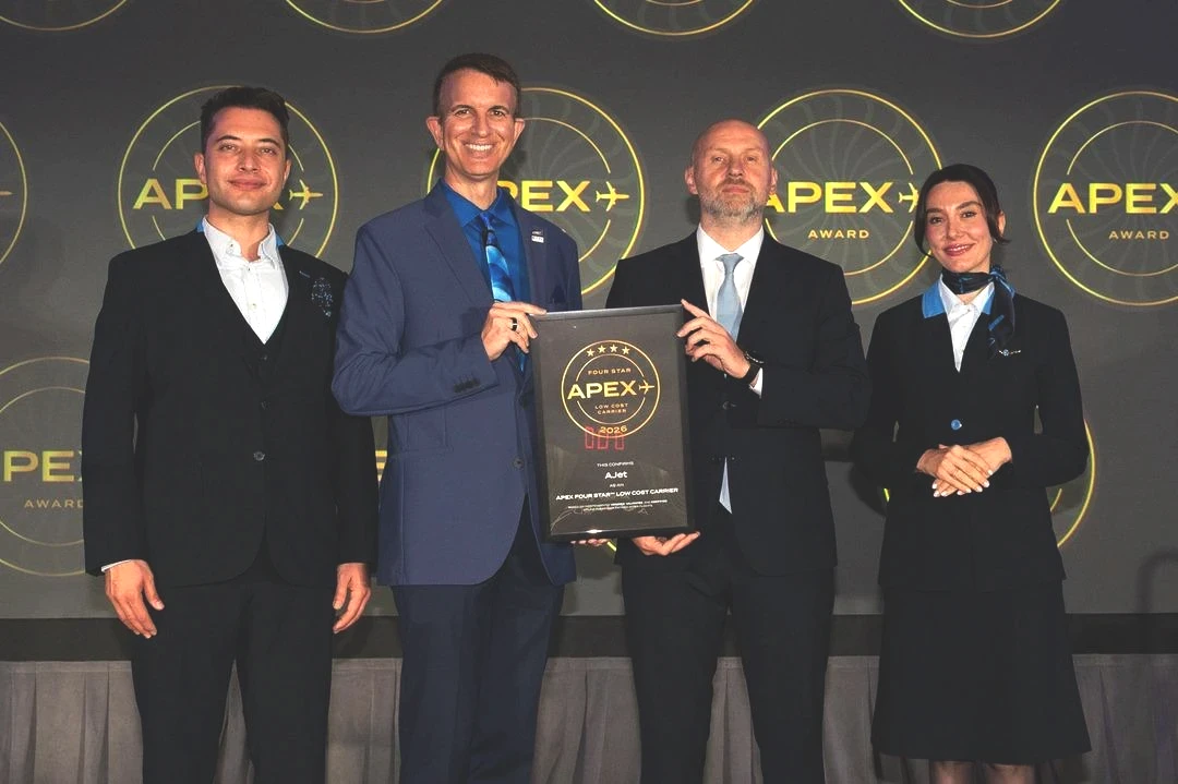 AJet’e APEX’ten 2 yılda 2 ödül: AJet 2. kez uluslararası ödüle layık görüldü 1